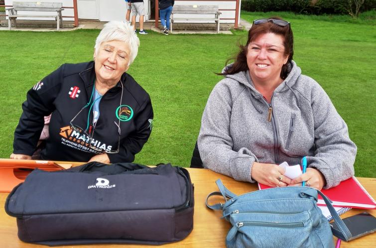 Scorers - Wendy Bradshaw and  Becky Badham